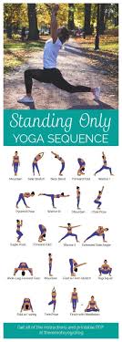 Standing Only Yoga Flow Free Printable Pdf Standing Yoga Poses Standingyogaposes Have You Ever Felt Like Doing S Quick Yoga Yoga Flow Standing Yoga Poses