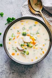 Homemade Creamy Vegetable Soup Recipe Creamy Vegetable Soups Creamy Soup Recipes Vegetarian Soup Recipes