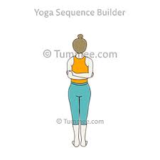 Back Bound Hands Pose Tadasana Paschima Buddha Hastasana Benefits Tummee Com