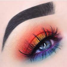 Sunset Eye Shadow Is Trending On Instagram Just In Time For Summer Makeup Eye Looks Colorful Makeup Eyeshadow Makeup
