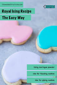 Sugar Cookie Icing With 3 Ingredients Chewable Structures Recipe Royal Icing Cookies Recipe Royal Icing Sugar Cookie Icing