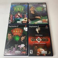 Check Out My World Series Poker Ps2 Games Tested Playstation 2 Ps2 World Championship Poker Video Game Lot Of 4 Games Ps2 Games World Series Poker