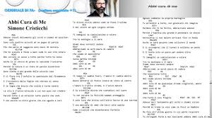Am ho visto un volo di gabbiani attraversare il mare, c ho visto gente nel dolore con la dignità. Abbi Cura Di Me Testo Accordi E Melodia Youtube