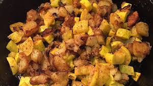 Fried Yellow Squash With Potatoes And Onions Recipe In 2020 Yellow Squash Recipes Fried Squash Recipes Fried Yellow Squash