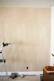 Diy Mid Century Luan Wood Walls Suburban Pop In 2020 Wood Wall Oak Trim Beautiful Wood