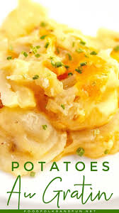 This 3 Cheese Potatoes Au Gratin Recipe Is Easy To Make And So Cheesy It S Made With A Silky 3 C Au Gratin Recipes Au Gratin Potatoes Easy Potatoes Au Gratin