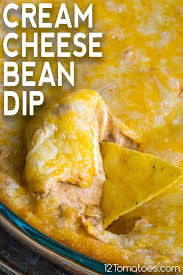 Cream Cheese Bean Dip Recipe In 2020 Bean Cheese Dip Bean Dip Cream Cheese Bean Dip