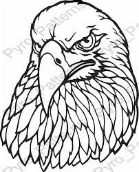Eagle Head Bird Pyrography Wood Burning Pattern Printable Stencil Instant Download Pyro Patterns Birds 0718 Wood Burning Patterns Stencil Wood Burning Stencils Stencils Printables