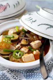 Vegetarian Doenj Jjigae A Delicious And Comforting Korean Soybean Paste Stew Ready In 25 Minutes Fr Jjigae Recipe Doenjang Jjigae Recipe Vegan Asian Recipes