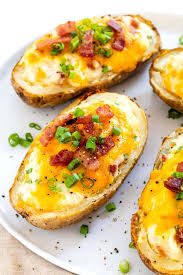 Twice Baked Potatoes Jessica Gavin Recipe Twice Baked Potatoes Recipes Baked Potato