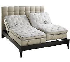 Sleep Number Split King Size Premium Adjustable Bed Set Qvc Com Adjustable Beds Adjustable Bed Base Bed Frame Mattress