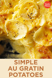 Simple Au Gratin Potatoes Recipe Au Gratin Recipes Recipes Scalloped Potato Recipes
