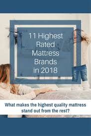 We Rated The Best Mattress Brands In 2018 See The Different Types Sleeper Position Age Medical Conditions And Specifi Best Mattress Mattress Cheap Mattress