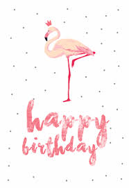 Flamingo Birthday Birthday Card Free Greetings Island Free Printable Birthday Cards Happy Birthday Free Birthday Card Printable