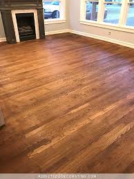 Adventures In Staining My Red Oak Hardwood Floors Products Process Addicted 2 Decorating Red Oak Hardwood Floors Refinishing Hardwood Floors Oak Hardwood Flooring