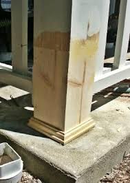 Diy Porch Post Repair Fix A Rotted Porch Post Home Handyman Wood Repair Porch Posts Diy Porch