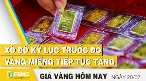 Gia Vang Hom Nay 28 7 2020 Xo đổ Kỷ Lục Trước đo Vang Miếng Tiếp Tục Tăng Fbnc Youtube