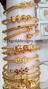 4 To 6 Grams Gold Bangles Designs Gold Bangles Design Bangles Jewelry Designs Gold Screw Bangle