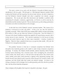 The pooling of all data. Outback Strategic Study Financial Analysis 1995