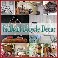 We advise to incorporate a world map into your home décor: Brilliant Bicycle Decor For The Home Or Garden The Cottage Market
