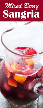 Mixed Berry Sangria Recipe Simplyrecipes Com Recipe Berry Sangria Red Wine Sangria Wine Recipes