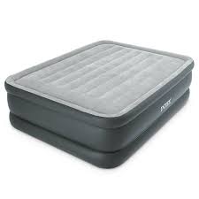 Intex Dura Beam Standard Series Essential Rest Airbed With Built In Electric Pump Queen This Is An Amazon Affiliate Air Bed Air Mattress Camping Camping Bed