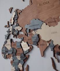 Wood Map Wood Wall Art Wooden Map Wood World Map Rustic World Etsy World Map Wall Art Wood World Map Map Wall Art