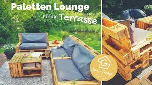 Gern werden für palettenmöbel vor allem die sogenannten europaletten genutzt. Paletten Lounge Geflammt Angeschragter Ruckenlehne Palettenmobel Anleitung Diy Selber Bauen Youtube