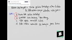 Contoh Benda Bukan Segi Banyak Youtube
