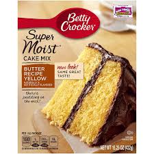 Betty Crocker Super Moist Cake Mix Butter Recipe Yellow 15 25 Oz Box Pack Of 6 Do Moist Yellow Cakes Pineapple Upside Down Cake Cake Mix Cinnamon Rolls