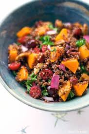 Quinoa Salad With Butternut Squash Cranberries Healthy Eating Quinoa Salad Red Quinoa Salad Und Quinoa Side Dish