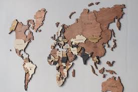 Wooden World Map Push Pin Travel Map Wood Large Wall Art Etsy Wood World Map Wooden Map Map Wall Decor