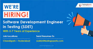 We Re Hiring For Sdet Role Automation Testing With 3 7 Years Of Relevant Experience Location Chan Software Engineer Software Development Software Testing