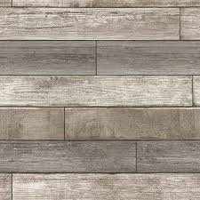 Enjoy The Beauty Of A Chic Reclaimed Wood Wall With This Stunning Peel And Stick Wallpaper Design That Wood Plank Wallpaper Peel And Stick Wood Wood Wallpaper
