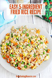 5 Ingredient Fried Rice With Egg Recipe Recipe Fried Rice With Egg Fried Rice Easy Rice Recipes