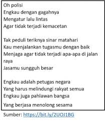 Puisi Tentang Cita Cita Menjadi Polisi Kt Puisi