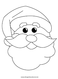 Disegno Viso Babbo Natale Pagine Da Colorare Di Natale Babbo Natale Natale