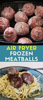 Air Fryer Frozen Meatballs Recipe This Recipe Frozen Meatball Recipes Air Fryer Recipes Easy Frozen Meatballs