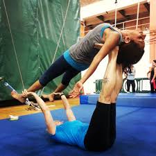 Yoga Chi Organic Girls Yoga Poses For Two Two People Yoga Poses Yoga Challenge Poses