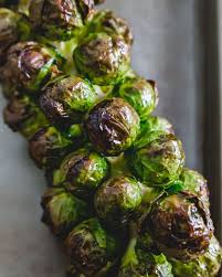 Whole Roasted Brussels Sprouts On The Stalk In 2020 Roasted Brussel Sprouts Brussel Sprouts Healthy Vegetable Recipes