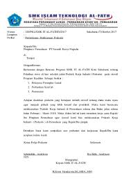 Contoh Surat Permohonan Prakerin Di 2020 Surat Pimpinan Pendidikan