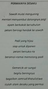1 Sebutkan Citraan Dan Tulis Baris Yang Menunjukkan Citraan Tersebut 2 Sebutkan Majas Dan Tulis Brainly Co Id