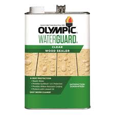 Olympic Waterguard 1 Gal Clear Wood Sealer 55260xi 01 The Home Depot Wood Sealer Clear Stain Sealer