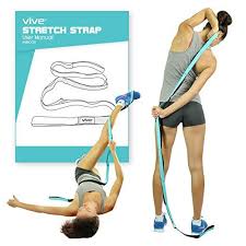 Vive Stretch Strap Leg Stretch Band To Improve Flexibility Stretching Out Yoga Strap Exercise And Yoga For Flexibility Workout Guide Improve Flexibility