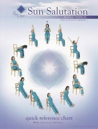 Sun Salutations Peggy Cappy Chair Yoga Yoga For Seniors Sun Salutation