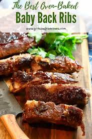 Oven Baked Baby Back Ribs Recipe And Dry Rub Gritsandpinecones Com Recipe In 2020 Rib Recipes Baked Ribs Baby Back Ribs