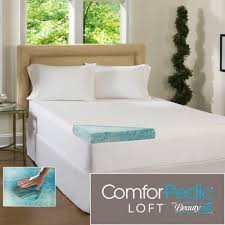 Beautyrest 3 Inch Gel Memory Foam Mattress Topper Amp Waterproof Cover Twin Memory Foam Topper Memory Foam Mattress Topper Bed Sizes