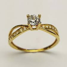 Anel Solitario Feminino Ouro 18k 750 Anel Solitario Noivado Anel Solitario Aneis Bonitos