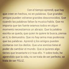 Con El Tiempo Aprendi Frases Sabias Frases Bonitas Escribir Palabras