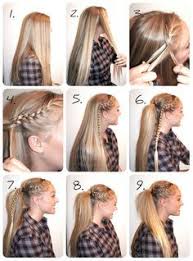 Also, smoothen your hair with a frizz balm and get ready to flaunt your new hairstyle by following these simple steps. Cute For Cheer Easy Hairstyles Volleyball Hairstyles Sporty Hairstyles